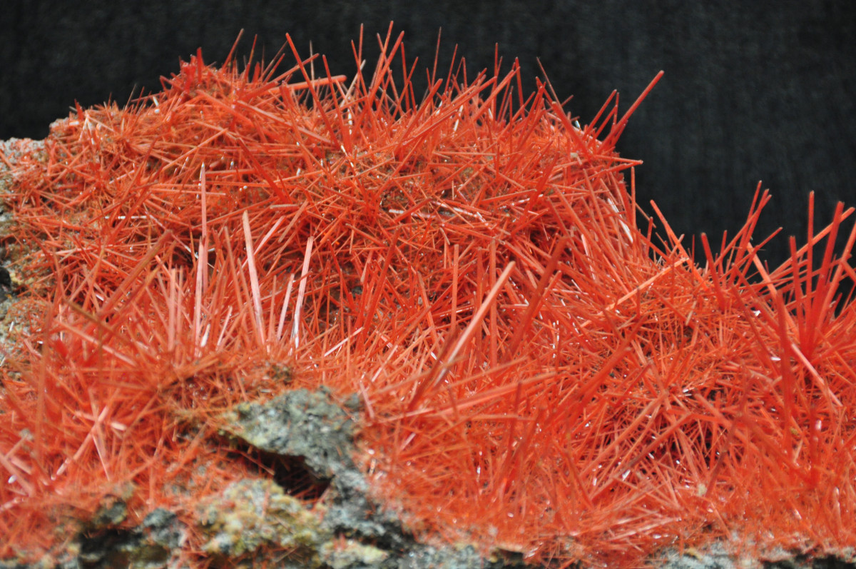 کروکوئیت (Crocoite)، کانی سمی زعفرانی رنگ