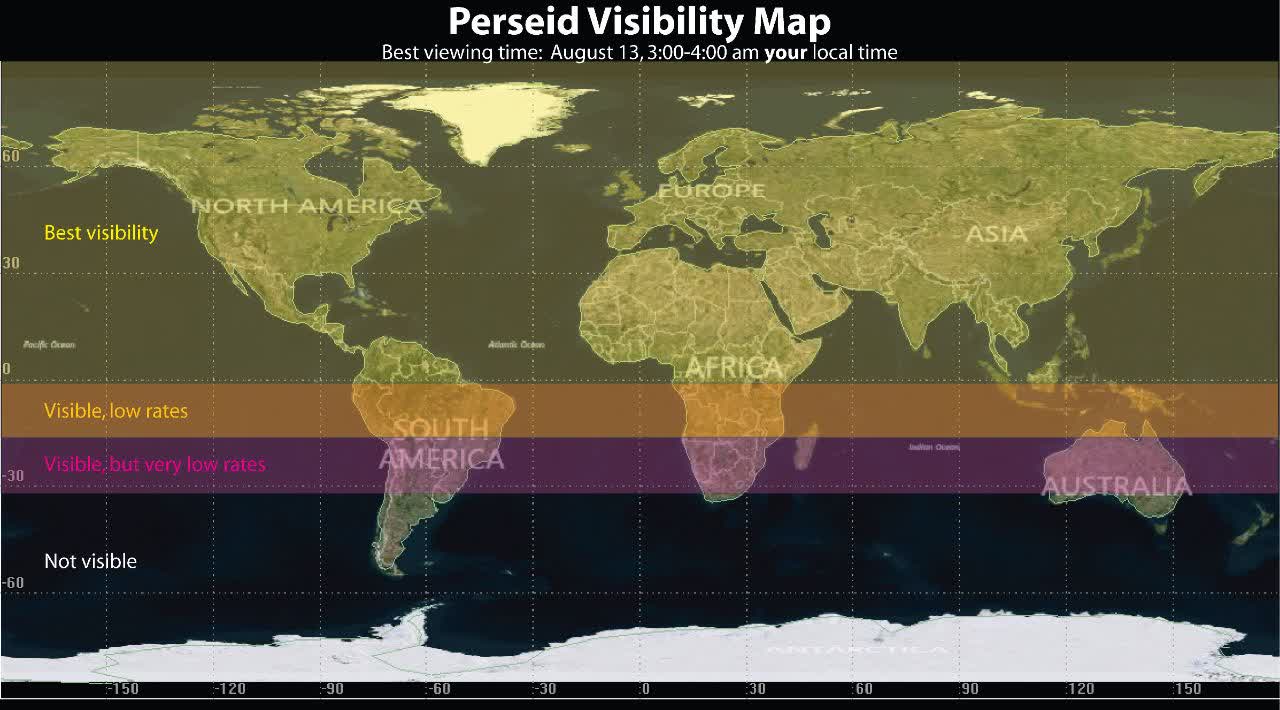 بارش شهابی برساوشی در مرداد ماه