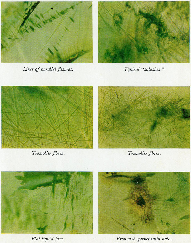 اینکلوژن های زمرد سانداوانا